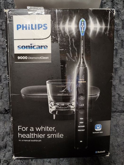 Szczoteczka soniczna Philips Sonicare DiamondClean Smart 9000 Black HX