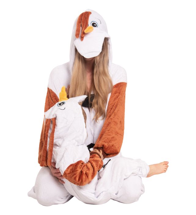 Piżama Damska Kigurumi Kombinezon Onesie Bałwan Olaf 155-165 cm M