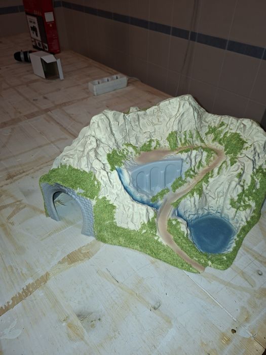 Ferromodelismo Tunel duplo