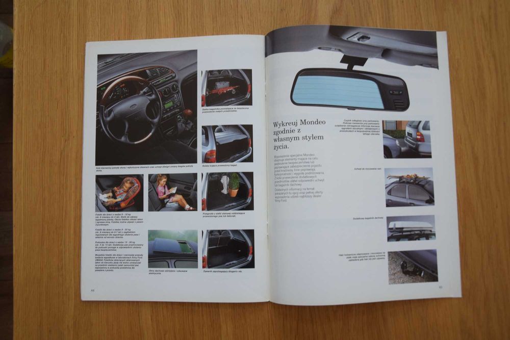 Prospekt Ford Mondeo 1998 POLSKI