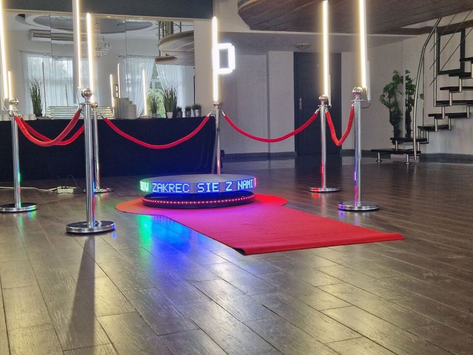 Fotobox fotobudka 360 led GLAMBOT dmuchańce fotolustro barmix knoocker