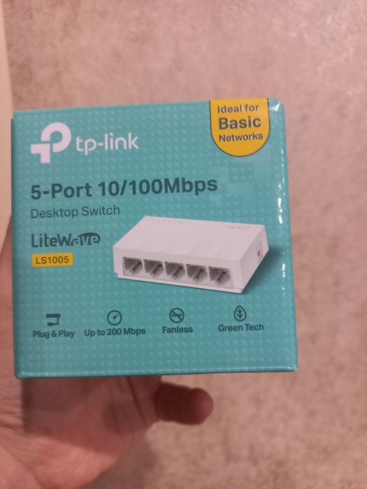 Комутатор TP-LINK LS1005 5*100 Мбіт/с