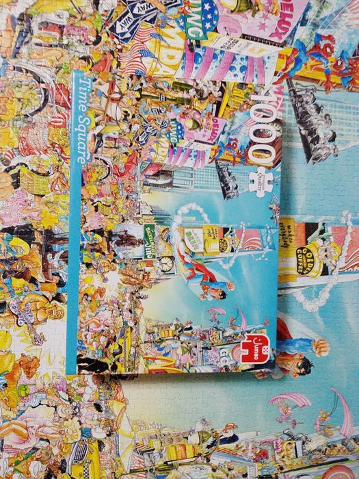 Puzzle 1000 Jumbo jak nowe
