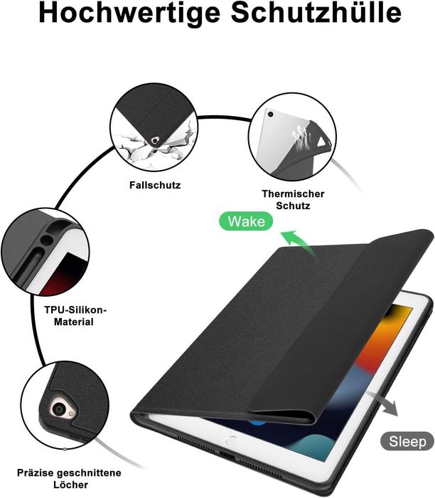 SENGBIRCH etui klawiatura bluetooth do iPad Pro 12.9" 6/5/4/3 czarne