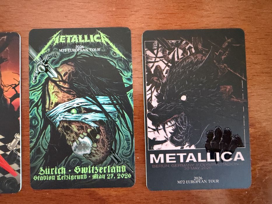 Metallica Fancards