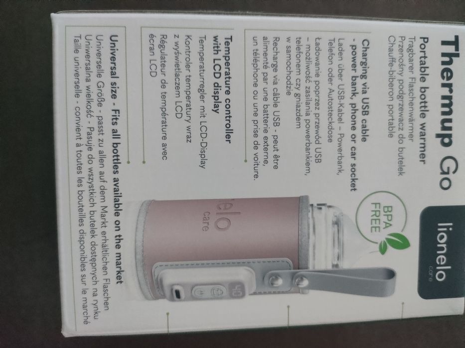 Przenośny podgrzewacz butelek