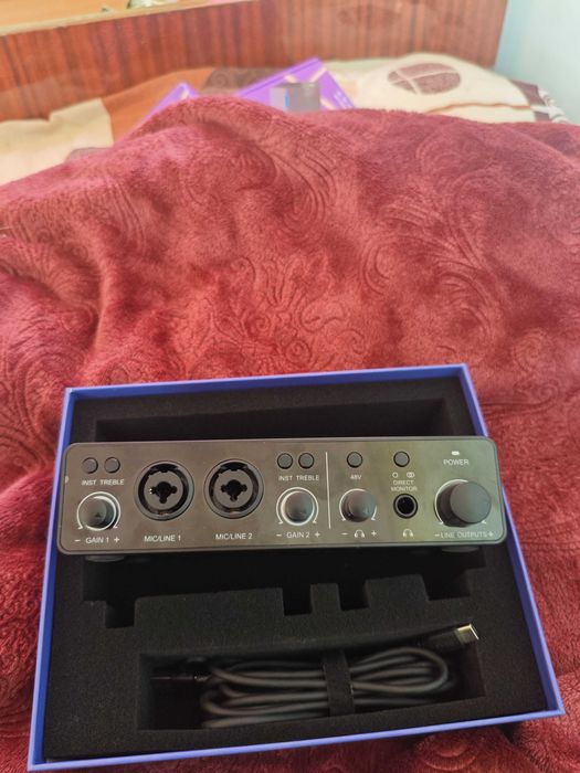 Fifine Amplitank Ampli3 аудіоінтерфейс ідеальний стан