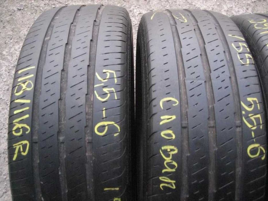 235/65 R16C 118/116R Continental VancoEco Літо 4штуки шини б/у