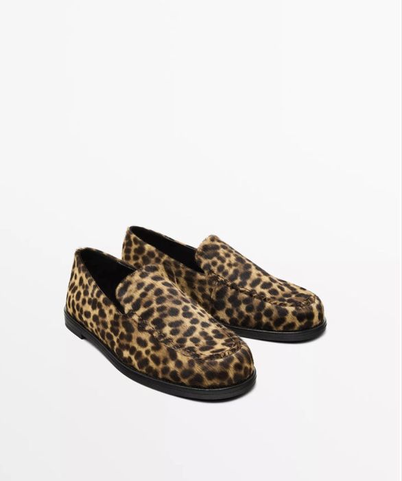 Мокасини лофери лео massimo dutti