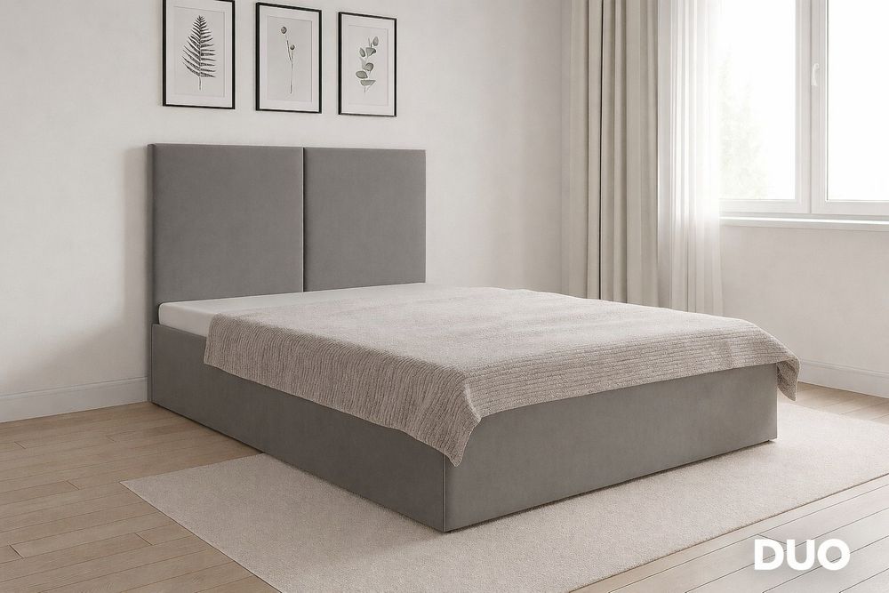 Łóżko tapicerowane z zagłówkiem | Nowoczesne | HIT