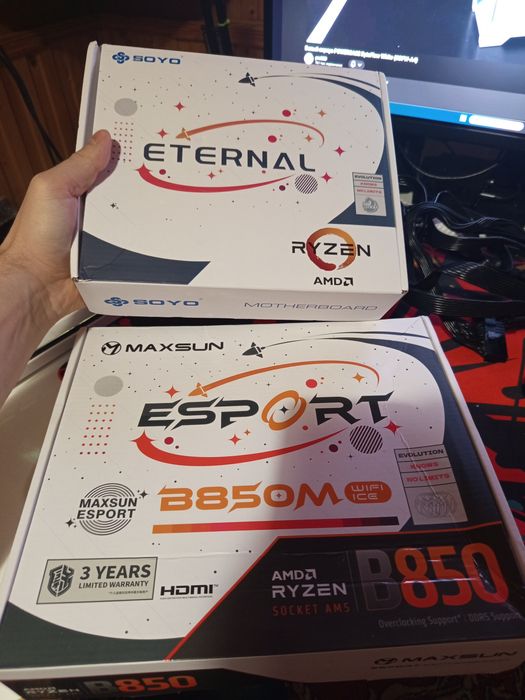 Топ комплект на Am5 Ryzen 7 9700х+b650+32gb