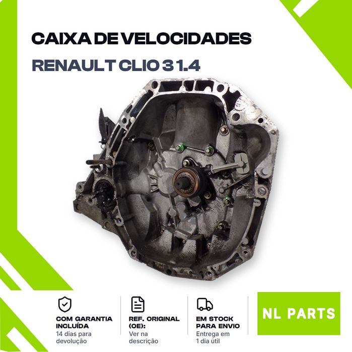 Caixa de velocidades Renault Clio 3 1.4