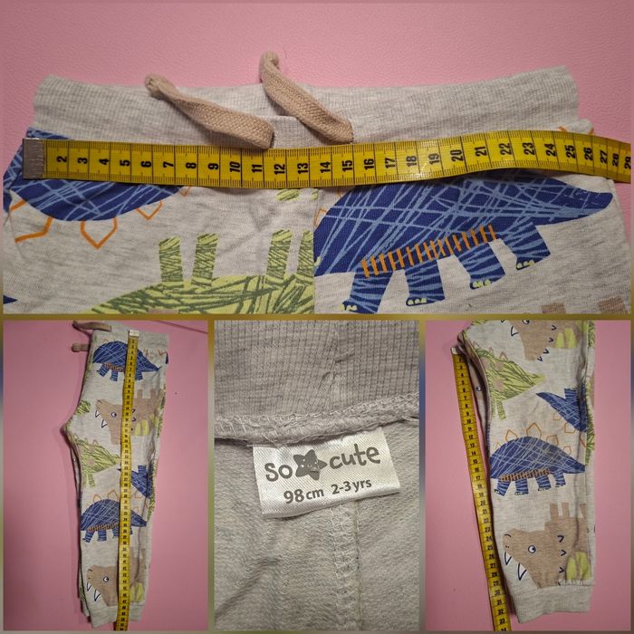 Zestaw 5 par spodni dla chłopca r. 98-104 | Joggery, dresy, moro
