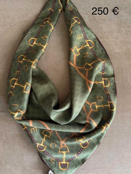 новый шелковый платок Celine