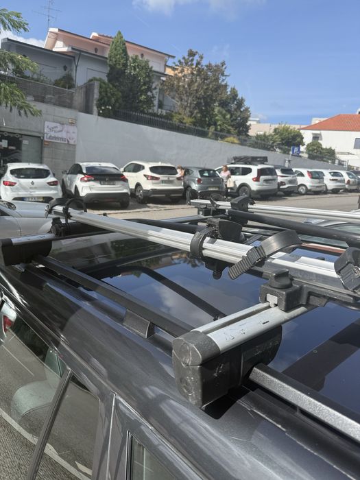 Barras tejadilho e suporte de bicicletas original Mercedes