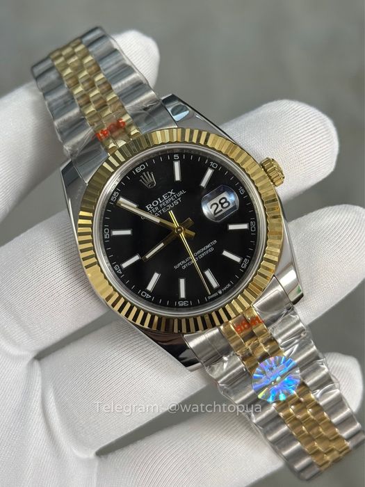Годинник Rolex Datejust Silver Gold