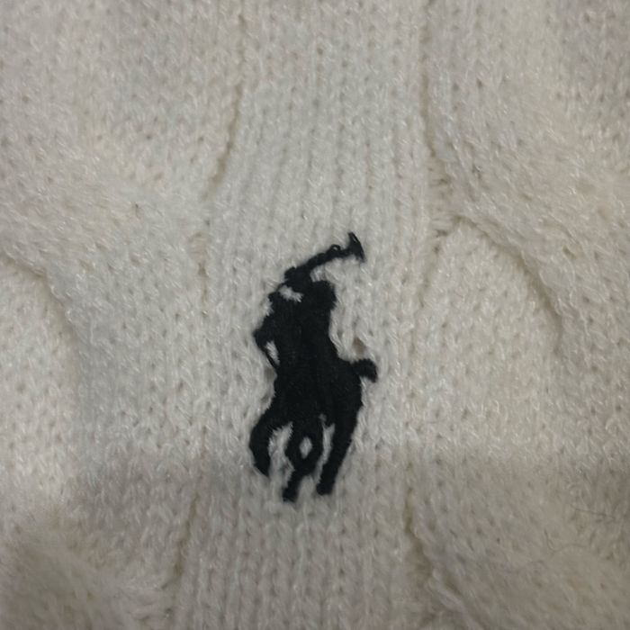 Polo Ralph Lauren – Camisola de Malha Branca (Cable Knit)