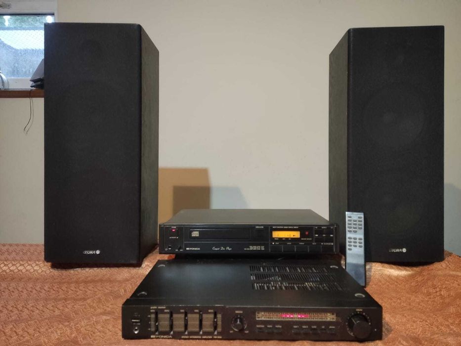 Wieża, sprzęt audio, zestaw muzyczny