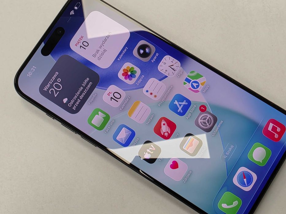 iPhone 15 PRO MAX 256GB Dual SIM (SIM + eSIM)/ Black Titanium/ BAT 85%/ Grade A/ + ładowarka/ 14.09.24 z iSpot