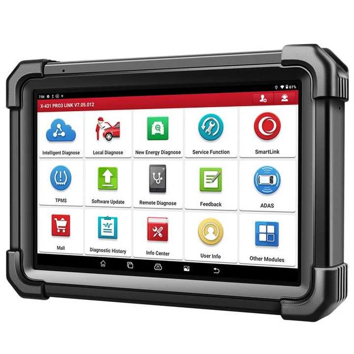 Máquina Dignóstico Pesados, Ligeiros e Tratores OBD Launch X431 PRO3S+ SmartLink HD