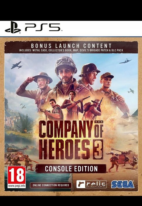 Company of Heroes 3 Console Launch Edition STEELBOOK PL PS5