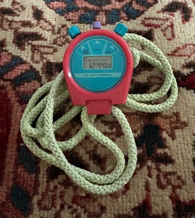 Zegarek stoper z lat 90