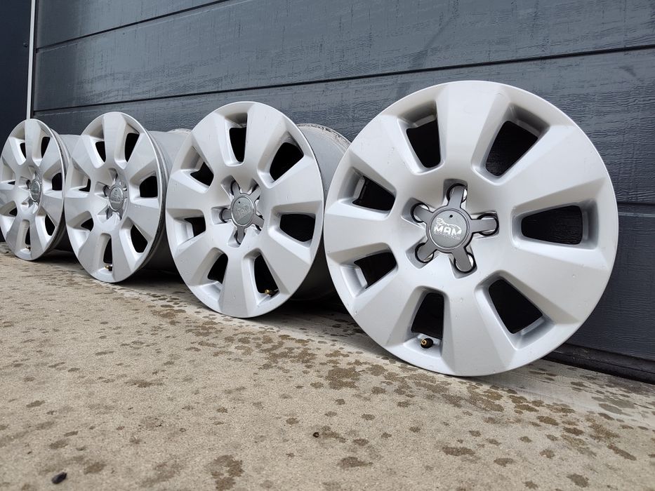 Alufelgi 16" 5x112 Audi A6 C5 C6 C7 A4 B6 B7 B8 66,6mm VW Skoda Seat