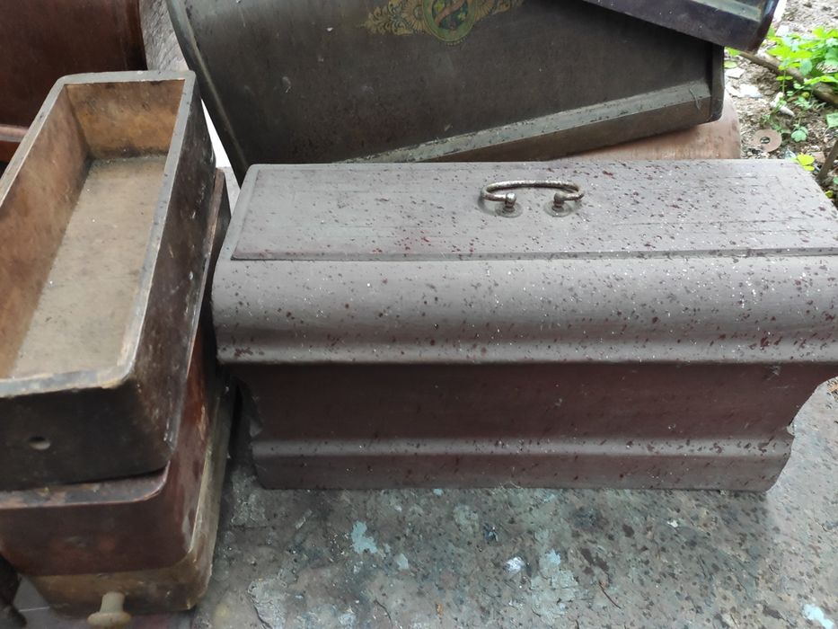 Крышки, столешницы, Ящики шукляди от старинной швейной машинки Зингер