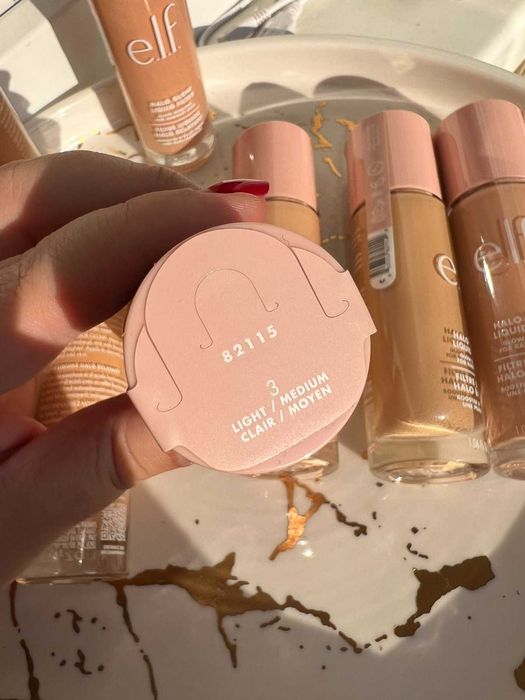 Elf halo glow liquid filter рідкий тональний фільтр з підсвічуванням.