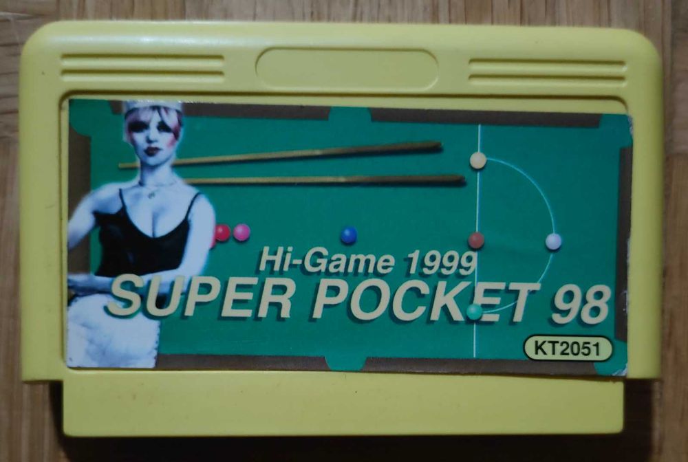 Side Pocket pegasus bilard 100%ok nes pegazus retro kolekcja dysk kart