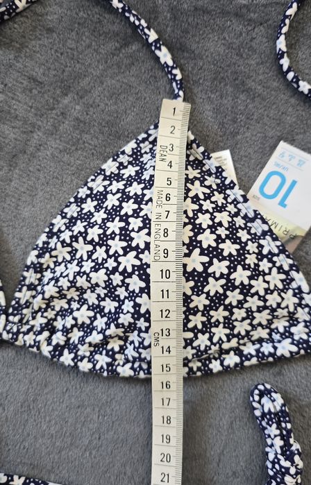 Купальник роздільний, квітковий принт, primark, xs-s розмір.