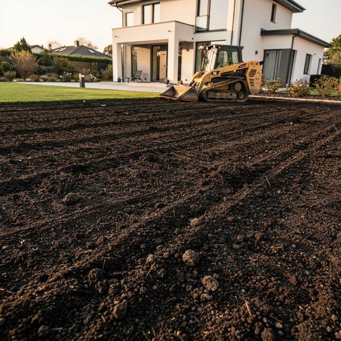 Czarna ziemia ogrodowa, siana pod trawnik i ogród, transport od 1 tony