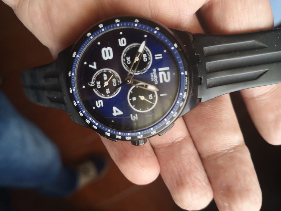 Relógio swatch azul