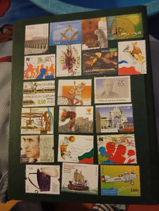 Selos diversos a 0,15c cada unidade