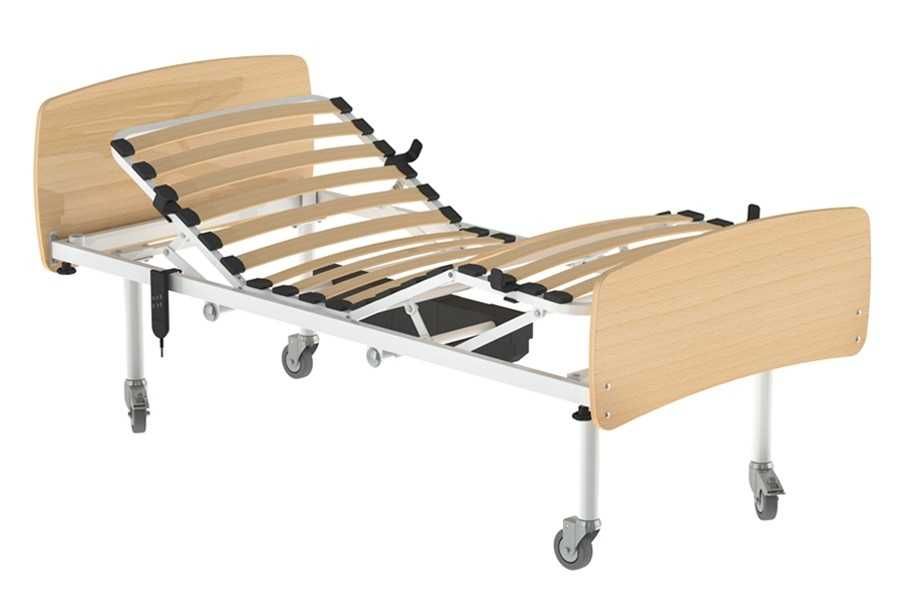 Cama Elétrica Geriátrica com Rodas (NOVA) Articulada