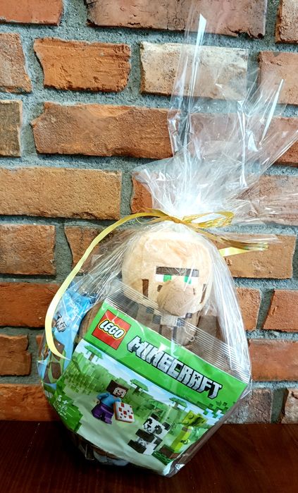 Zestaw Minecraft prezent willager wieśniak LEGO upominek święta