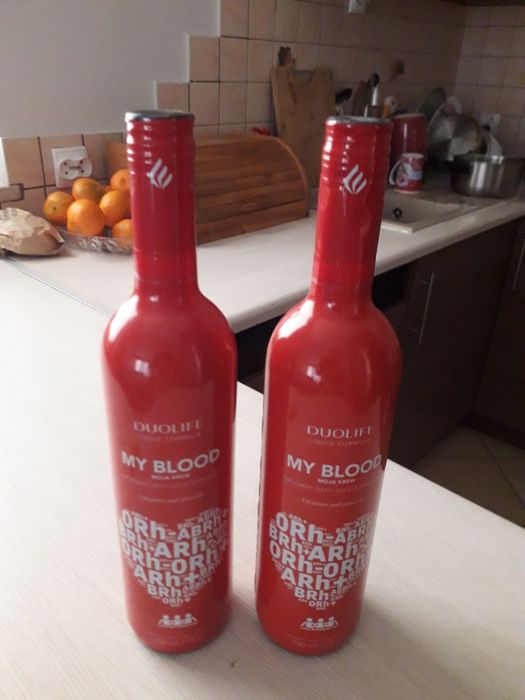 Zestaw dwóch butelek moja krew My Blood/ Duolife suplement diety