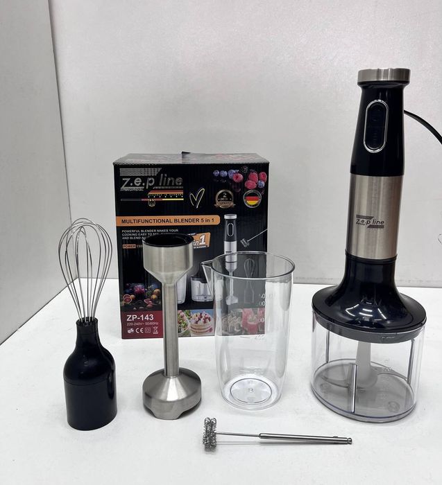 ПОТУЖНИЙ! Німецький кухонний комбайн, блендер, міксер, мясорубка, НОВІ