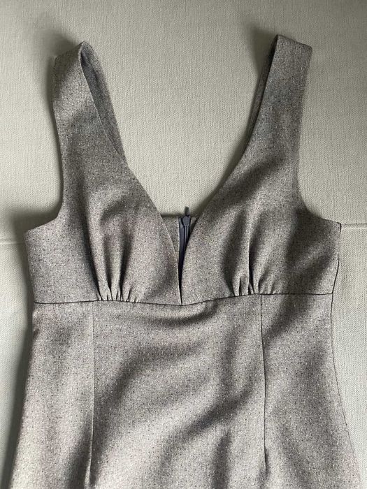 Elegancka brązowa sukienka rozm. 36