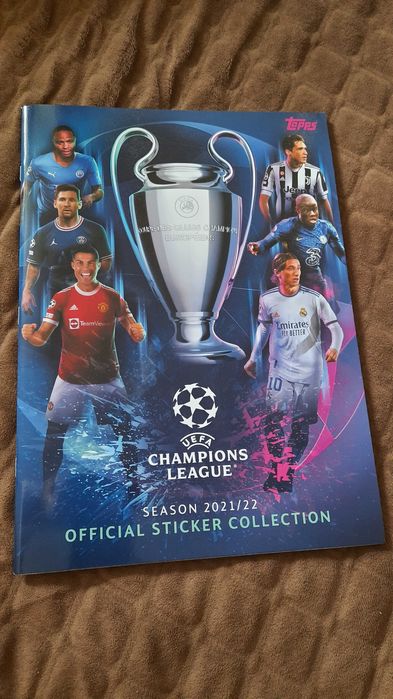 Panini лч 2021/2022 альбом 6 наклейок в середині lc
