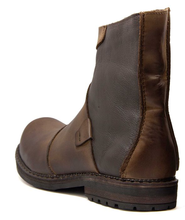 Sztyblety MILITARNE kowbojki CHOPPER motocyklowe 553 brąz