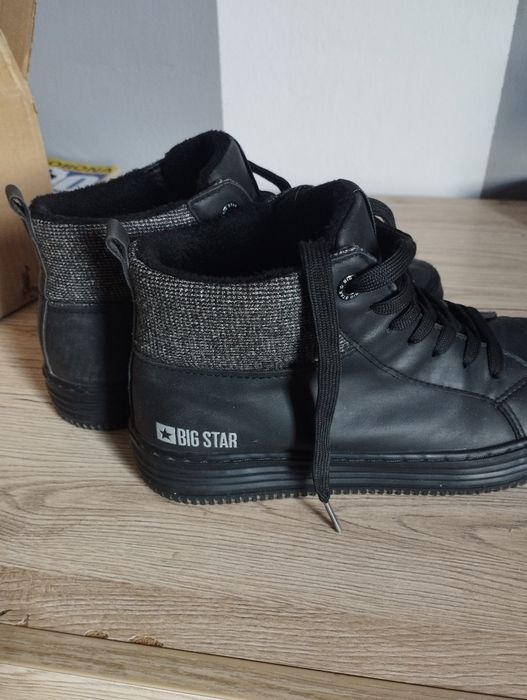 Buty czarne, ocieplane 40 Big Star