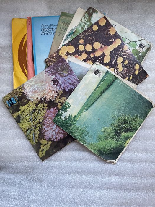 Пластинки Красные маки,Поющие сердца,Верные друзья,Голубые гитары