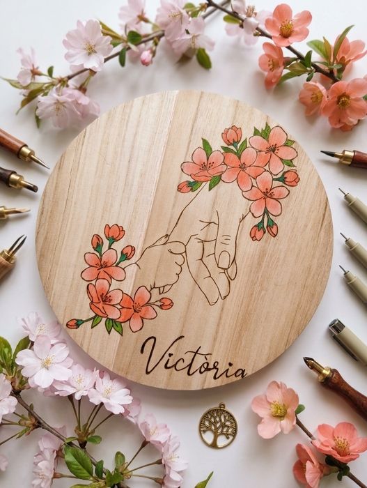 Presentes personalizados!! Pirografia e pintura