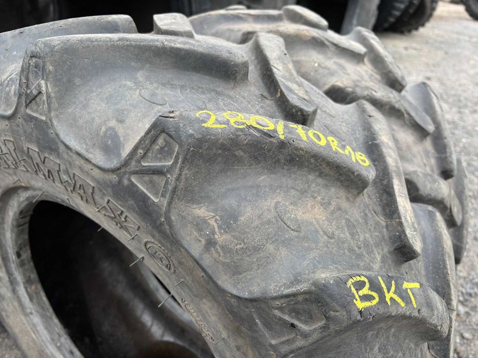Opona Opony Rolnicze Przemysłowe 280/70R16 112 A8 / B BKT RT 765 AGRIMAX (85%) SPRAWDZONE CAŁE!