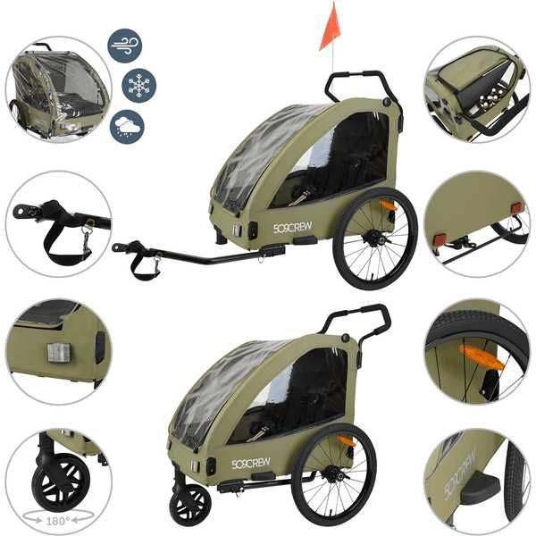 Wózek Jogger Przyczepka 509CREW