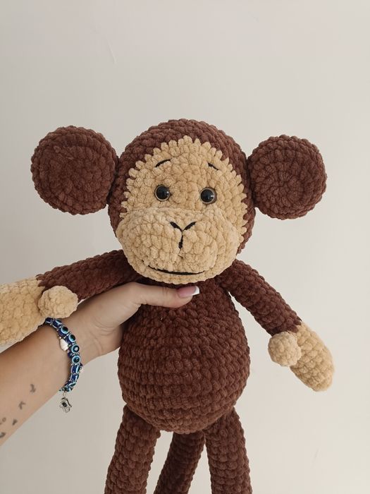 Małpka na szydełku