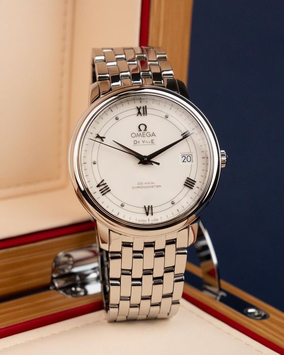 Zegarek męski Omega De ville Prestige Co-Axial 424.10.37.20.04.001