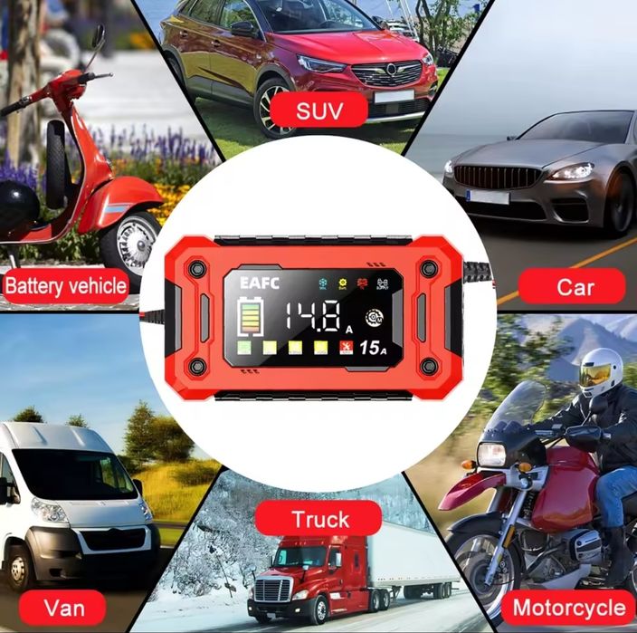 Prostownik 15A Car charger mikroprocesor