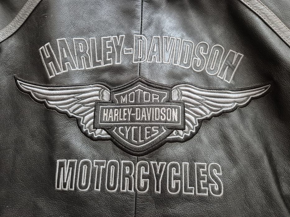 Harley Davidson Riding Gear Oryginalna kurtka skórzana 4XL